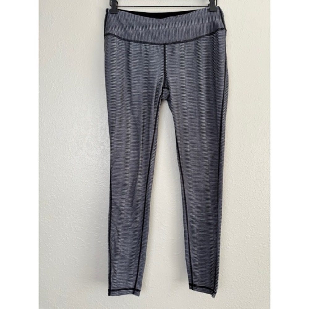 Prana geometric gray black‎ leggings M